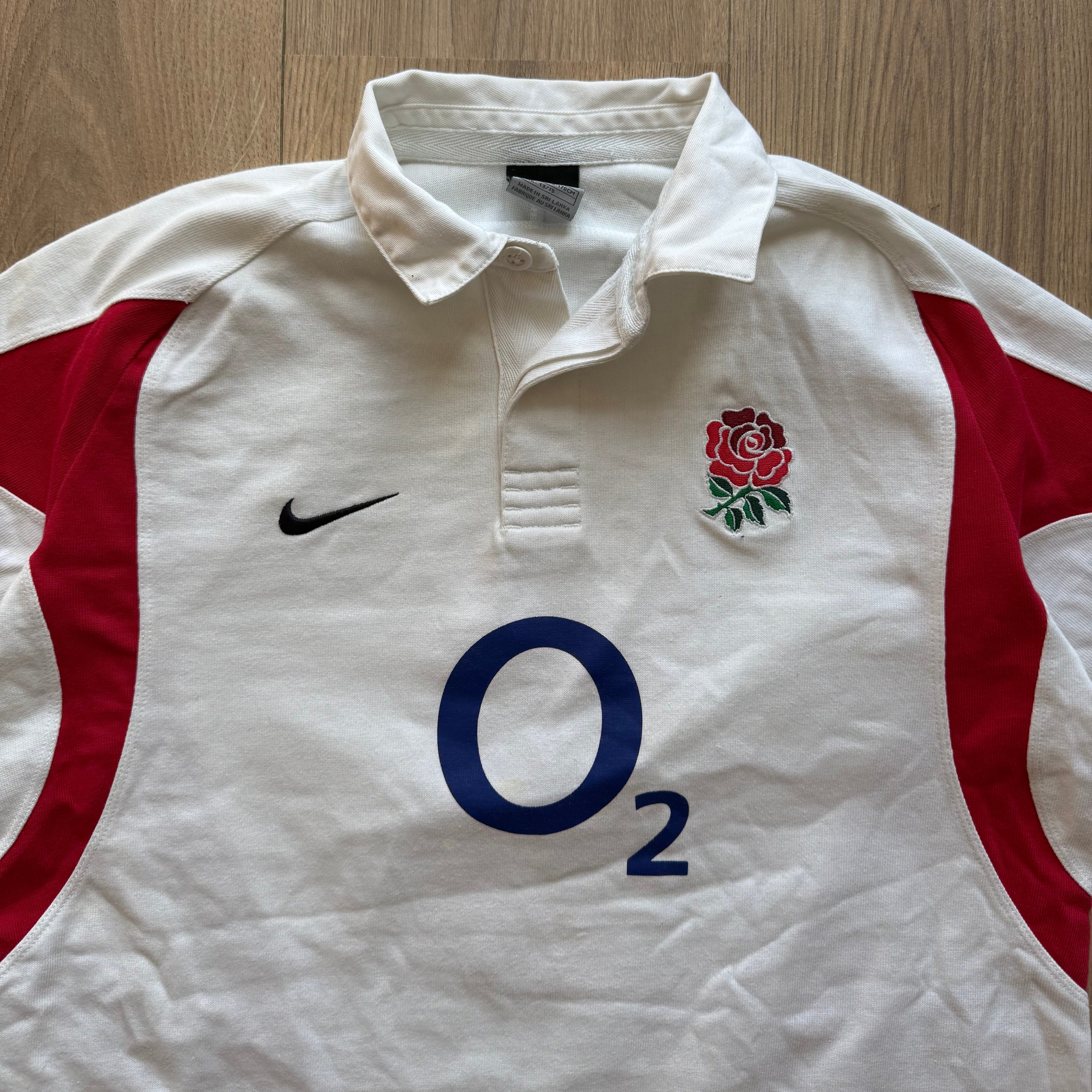 2005/2007 England Home Jersey - S