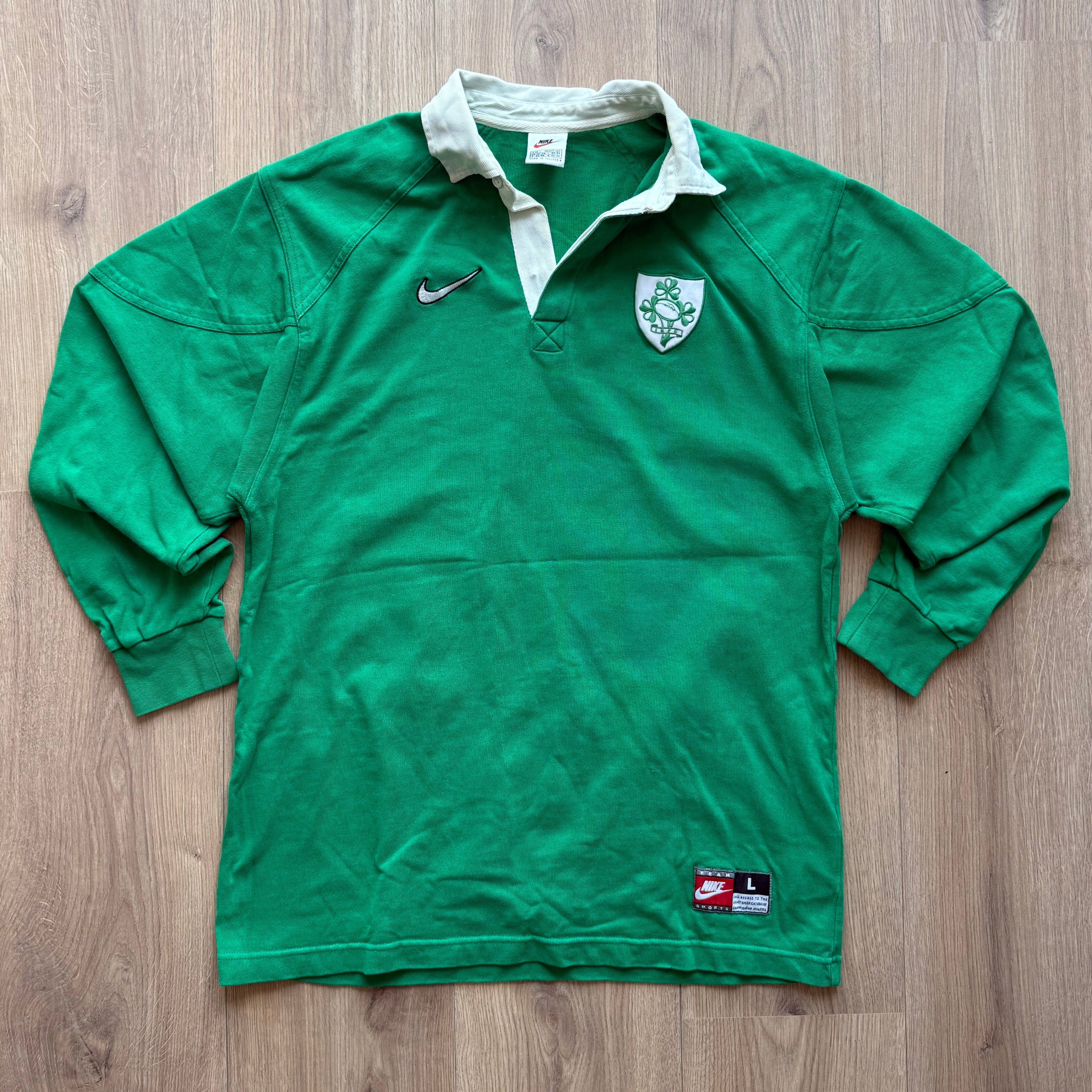 1997/1998 Ireland Home Jersey - L