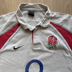 2002/2003 England Home Jersey - L