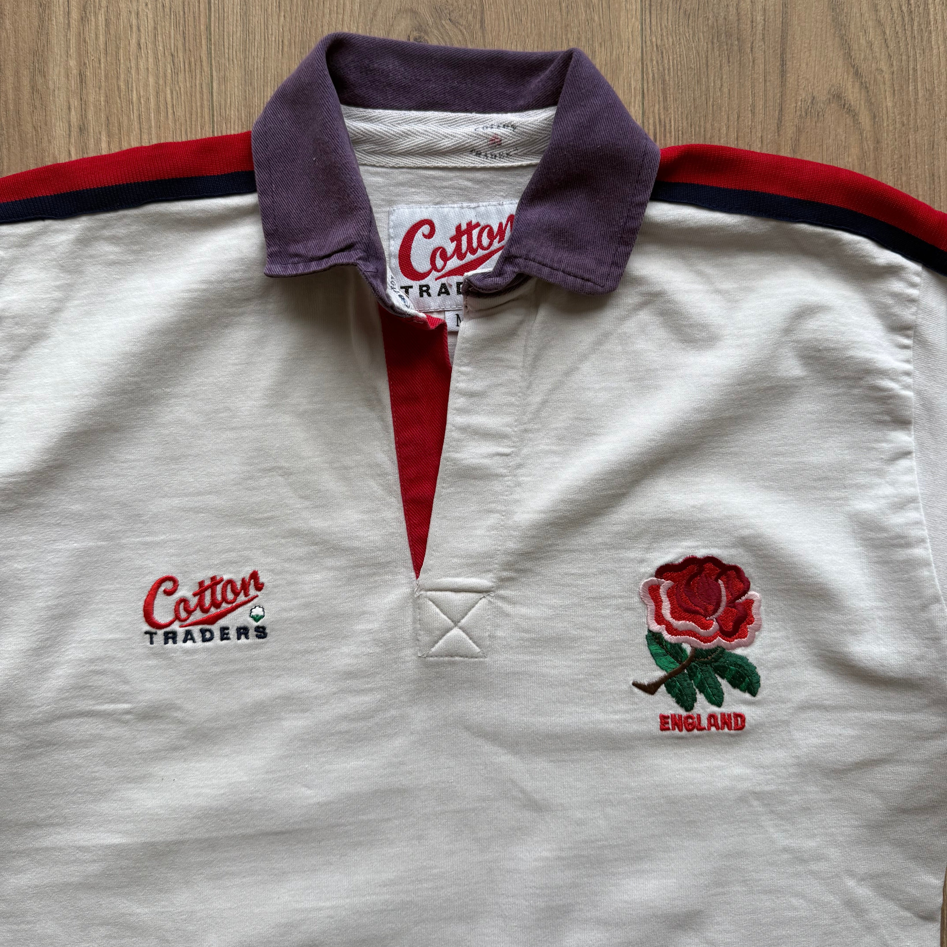 1993/1995 England Home Jersey - M