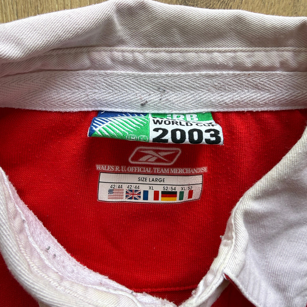 2003 Wales RWC Home Jersey - L