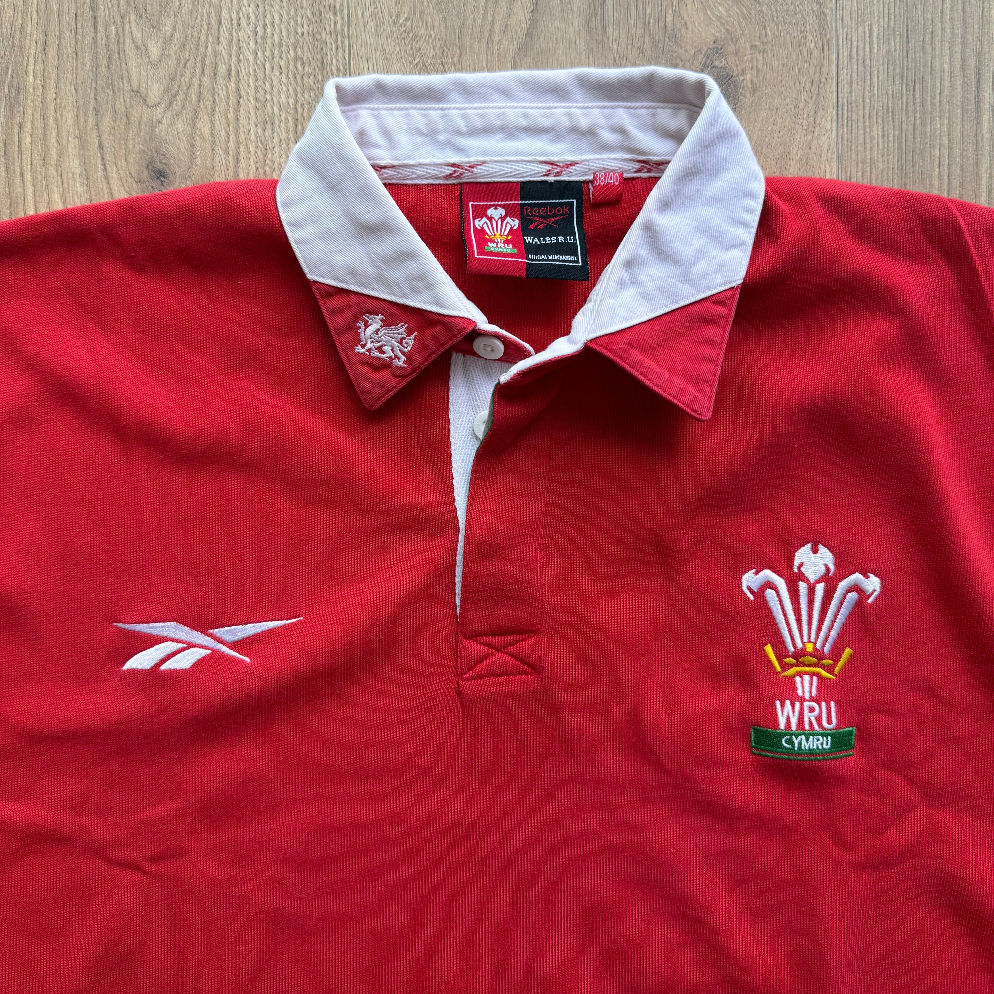1998/2000 Wales Home Jersey - L