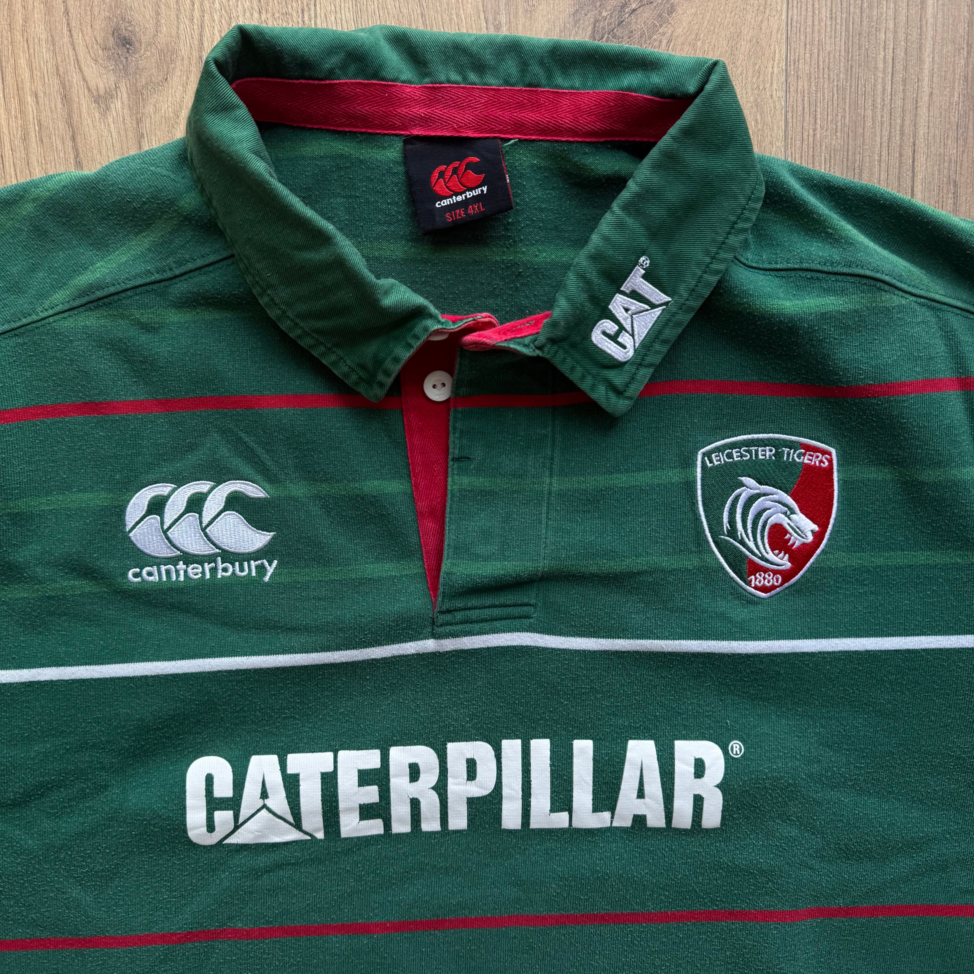 2014/2015 Leicester Tigers Home Jersey - XXXXL