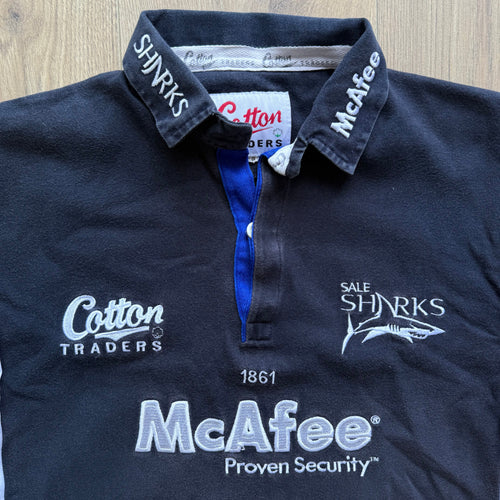 2005/2006 Sale Sharks Home Jersey - M