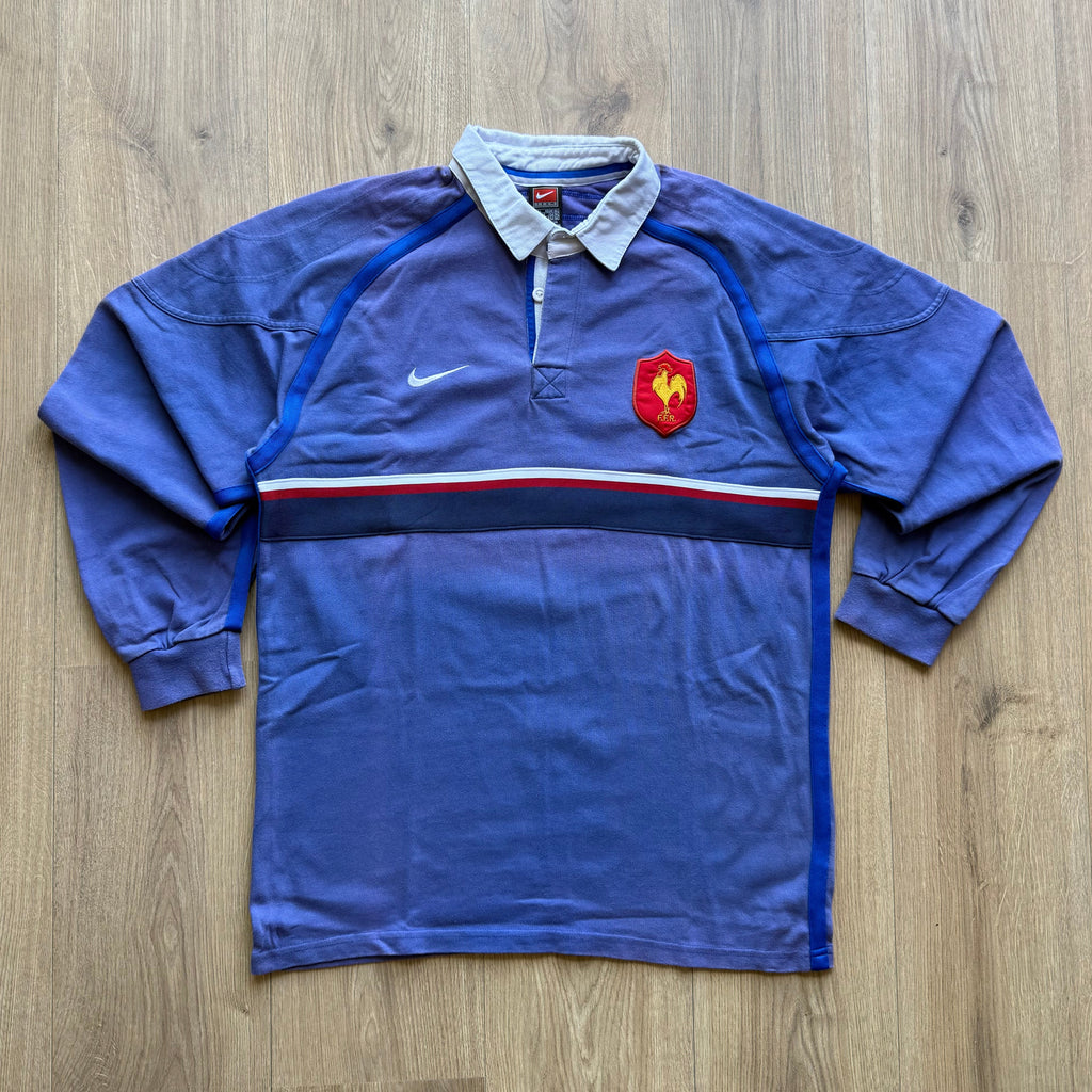 1999/2000 France Home Jersey - L