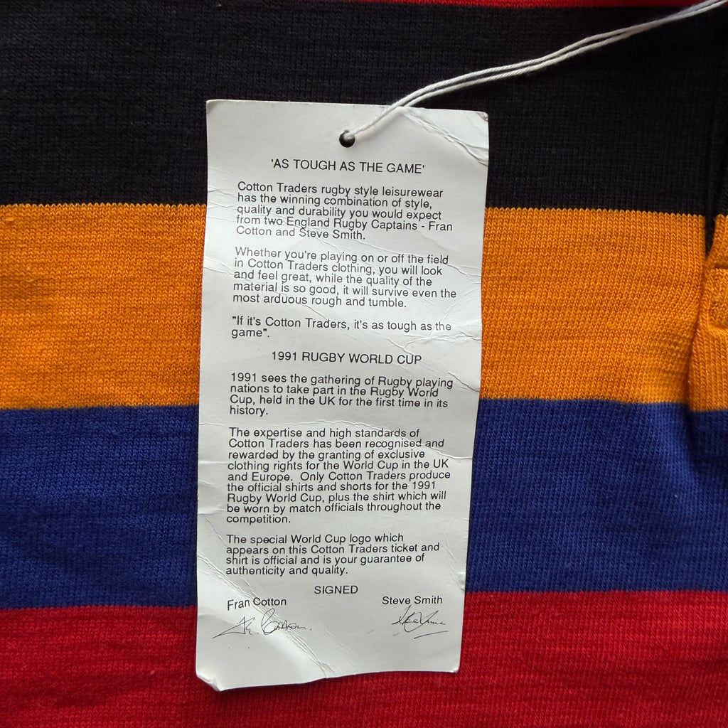 1991 Rugby World Cup Referee Jersey BNWT - XL