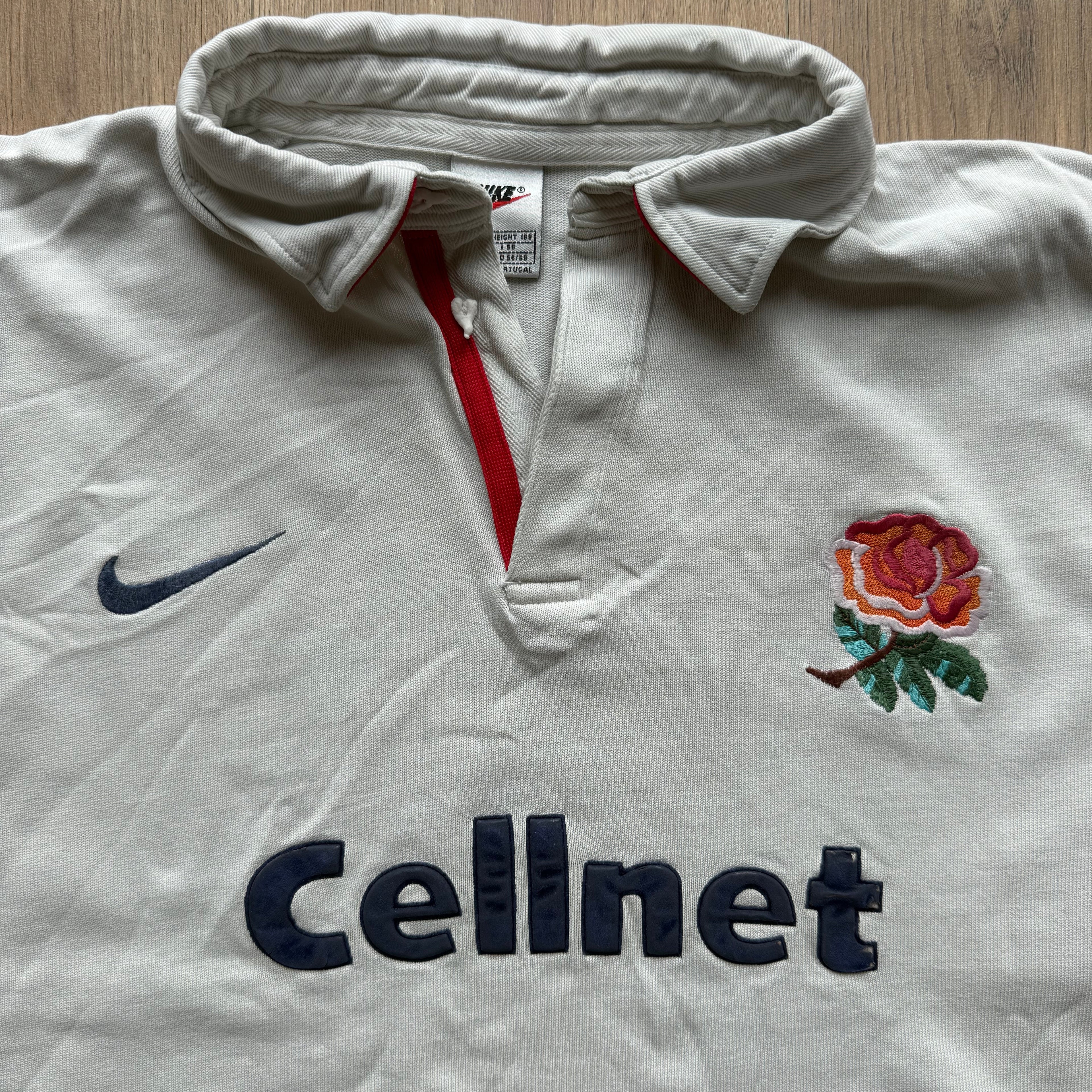1997/1999 England Home Jersey - XL