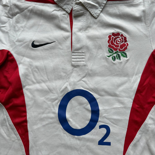 2003 England Home Jersey - S