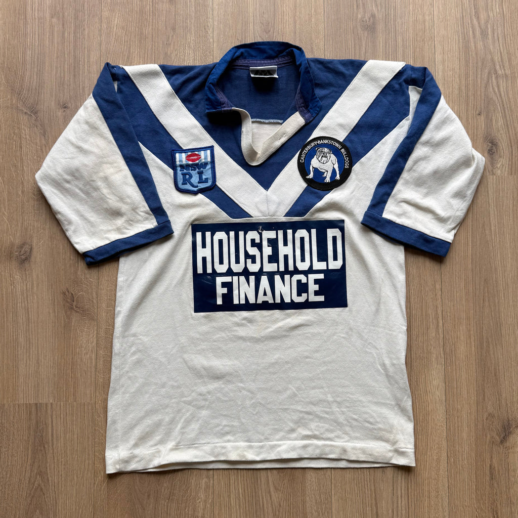 1990/1991 Canterbury Bankstown Bulldogs Home Jersey - M