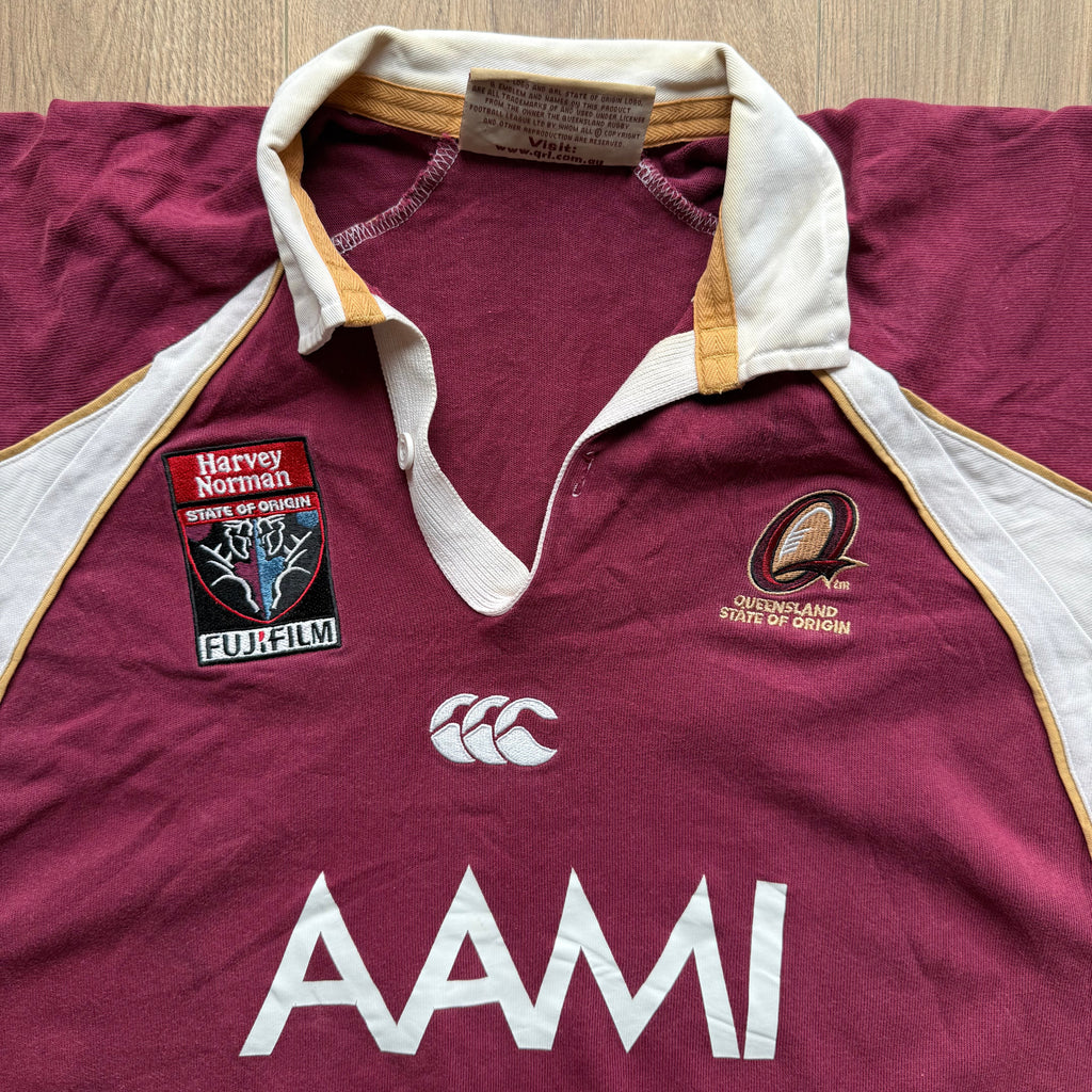 2007/2008 Queensland Reds Home Jersey - M (14yrs)