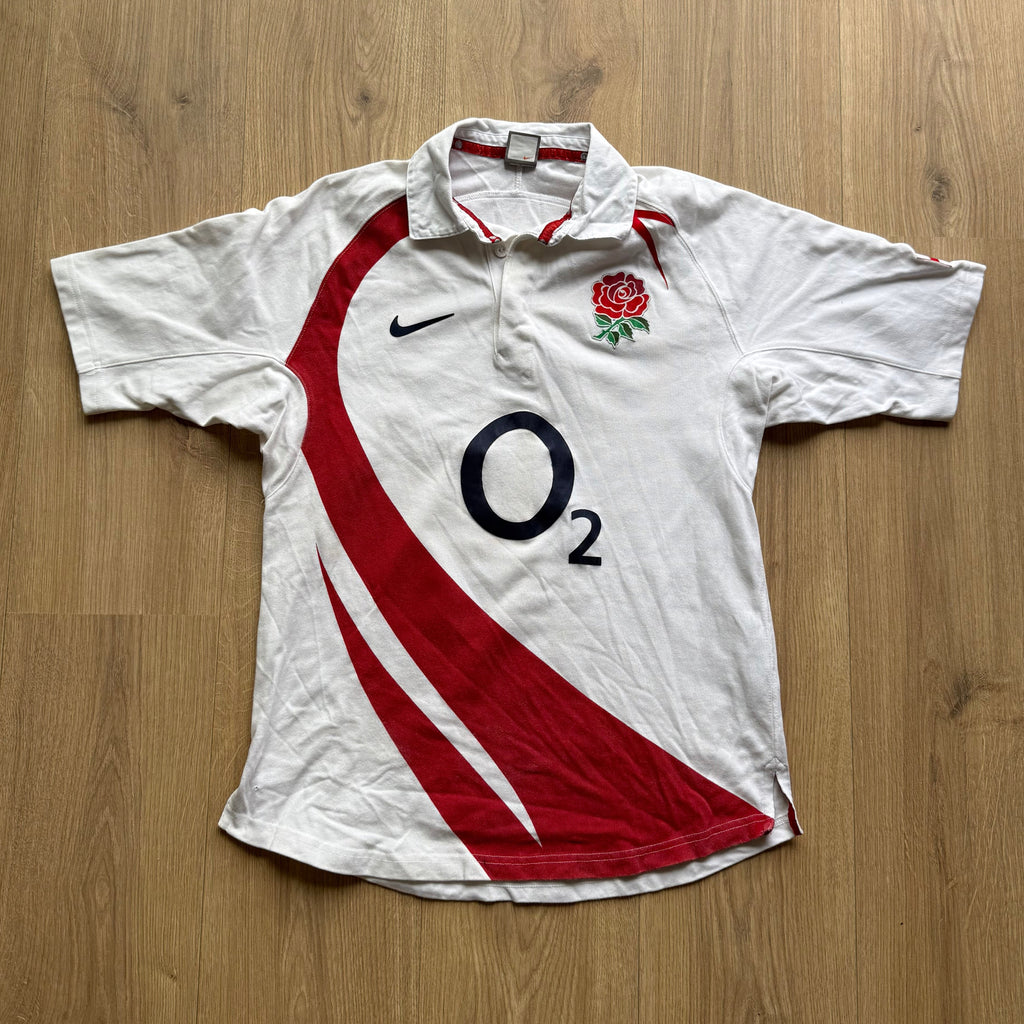 2007/2009 England Home Jersey - M