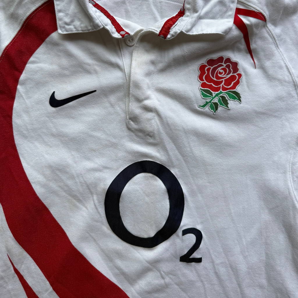 2007/2009 England Home Jersey - M