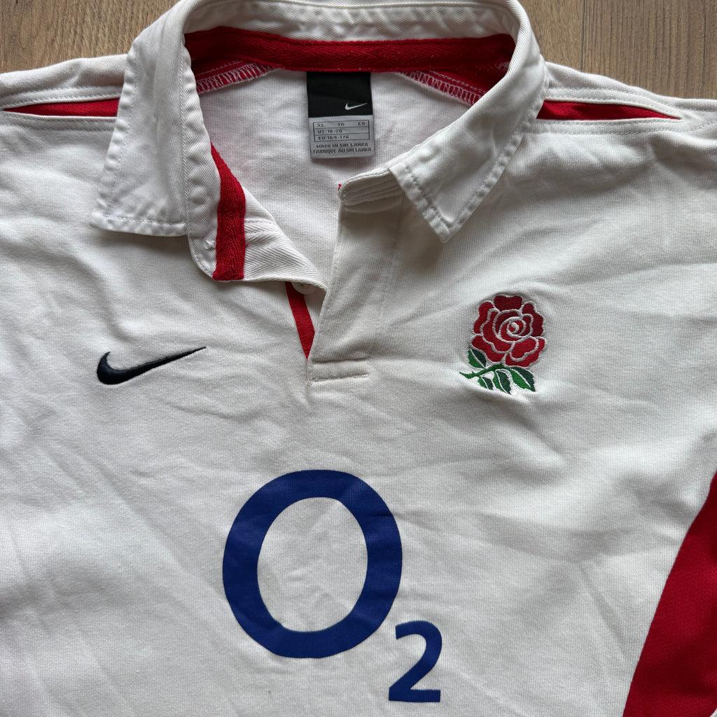 2003/2005 England Home Jersey - S (Womens 18-20)