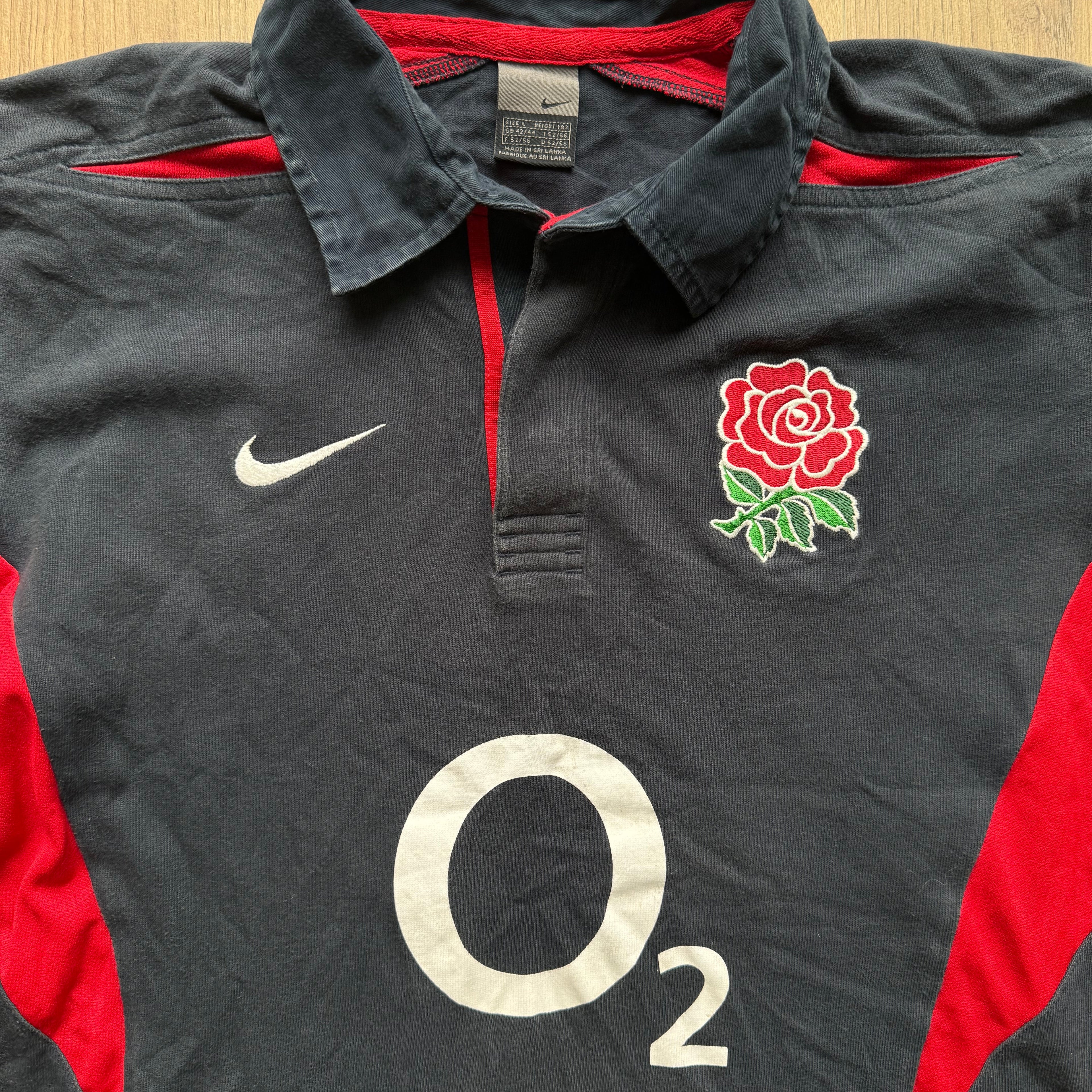 2003/2005 England Away Jersey - L