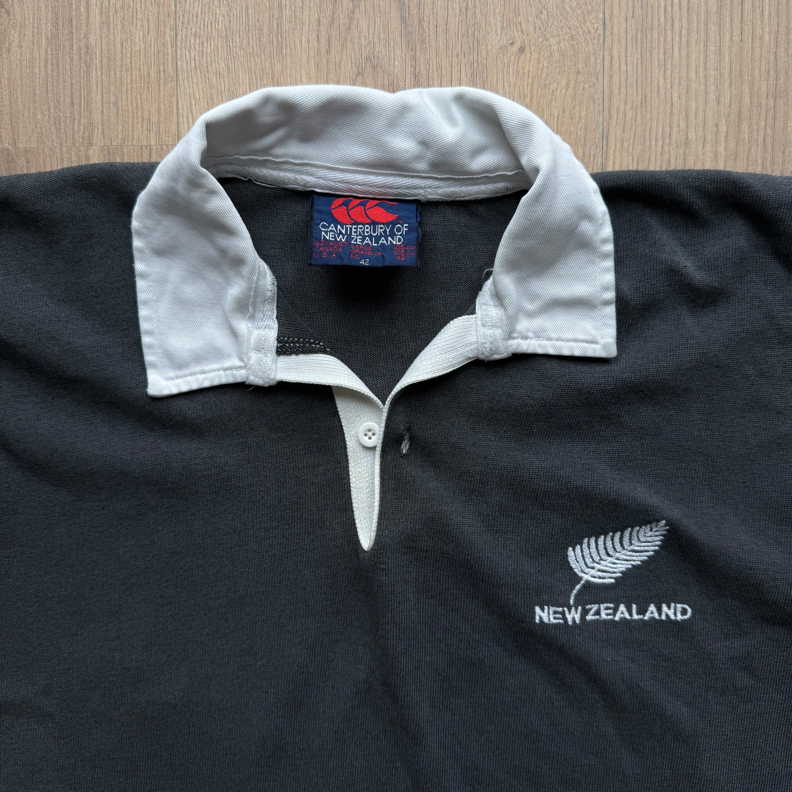 1986/1990 All Blacks Home Jersey - L