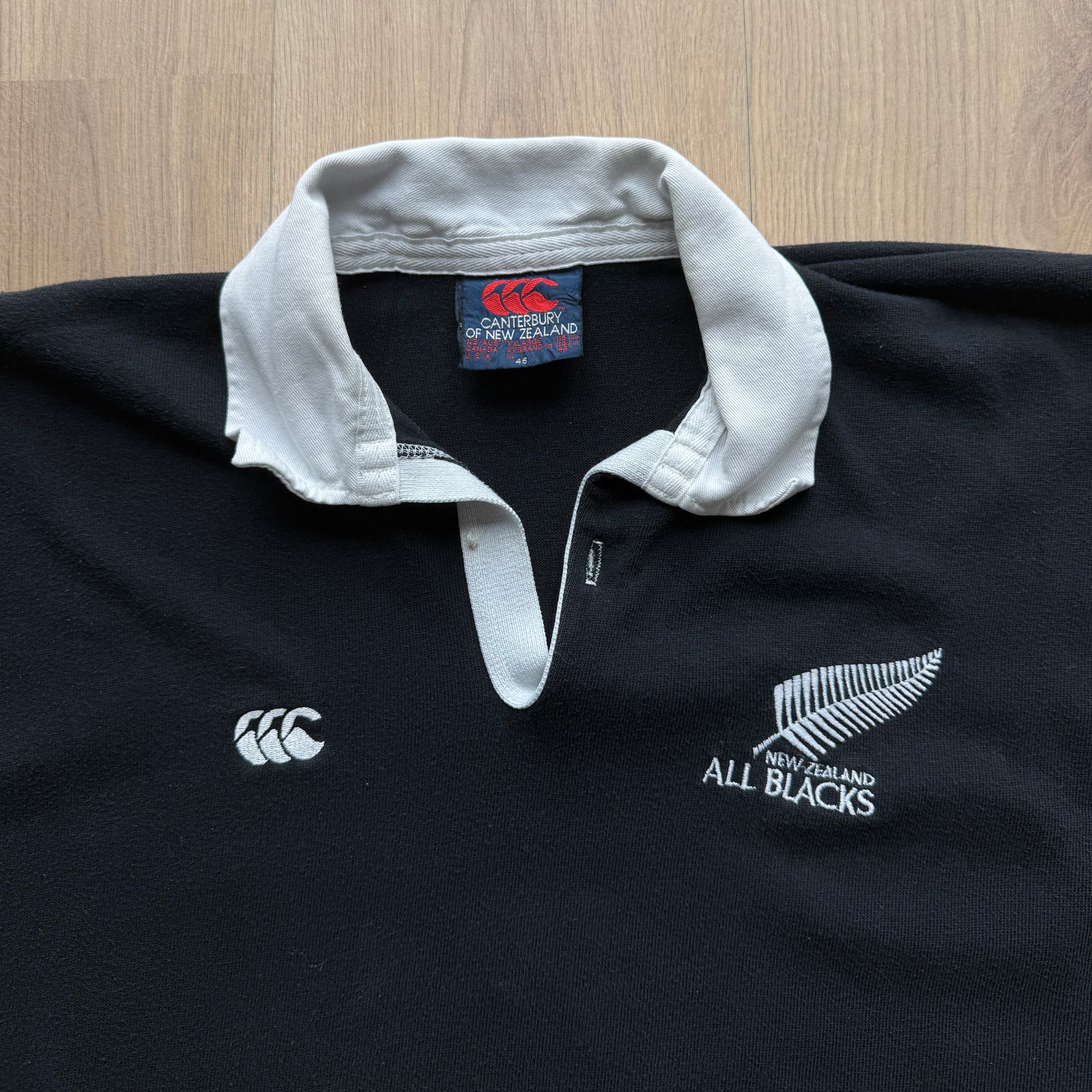 1990s All Blacks Home Jersey - XXL