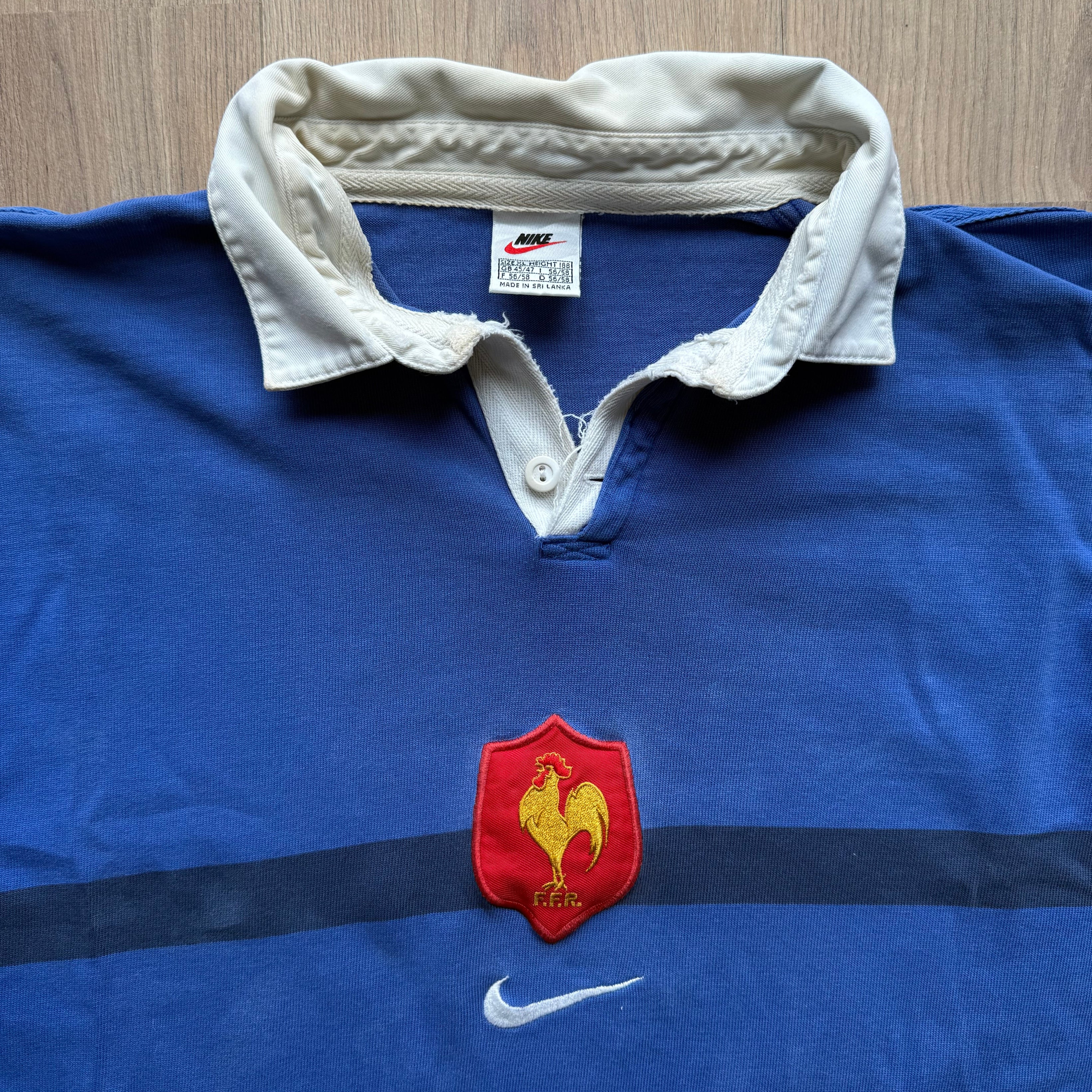 1998/1999 France Home Jersey - XL