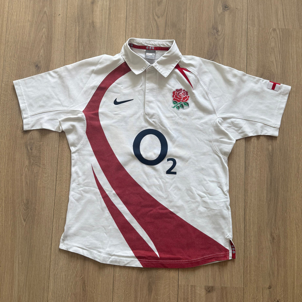 2007/2009 England Home Jersey - M