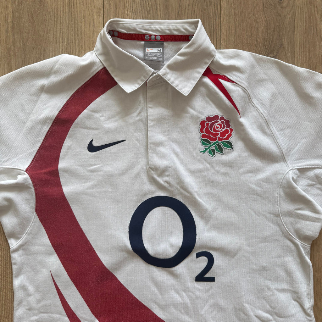 2007/2009 England Home Jersey - M