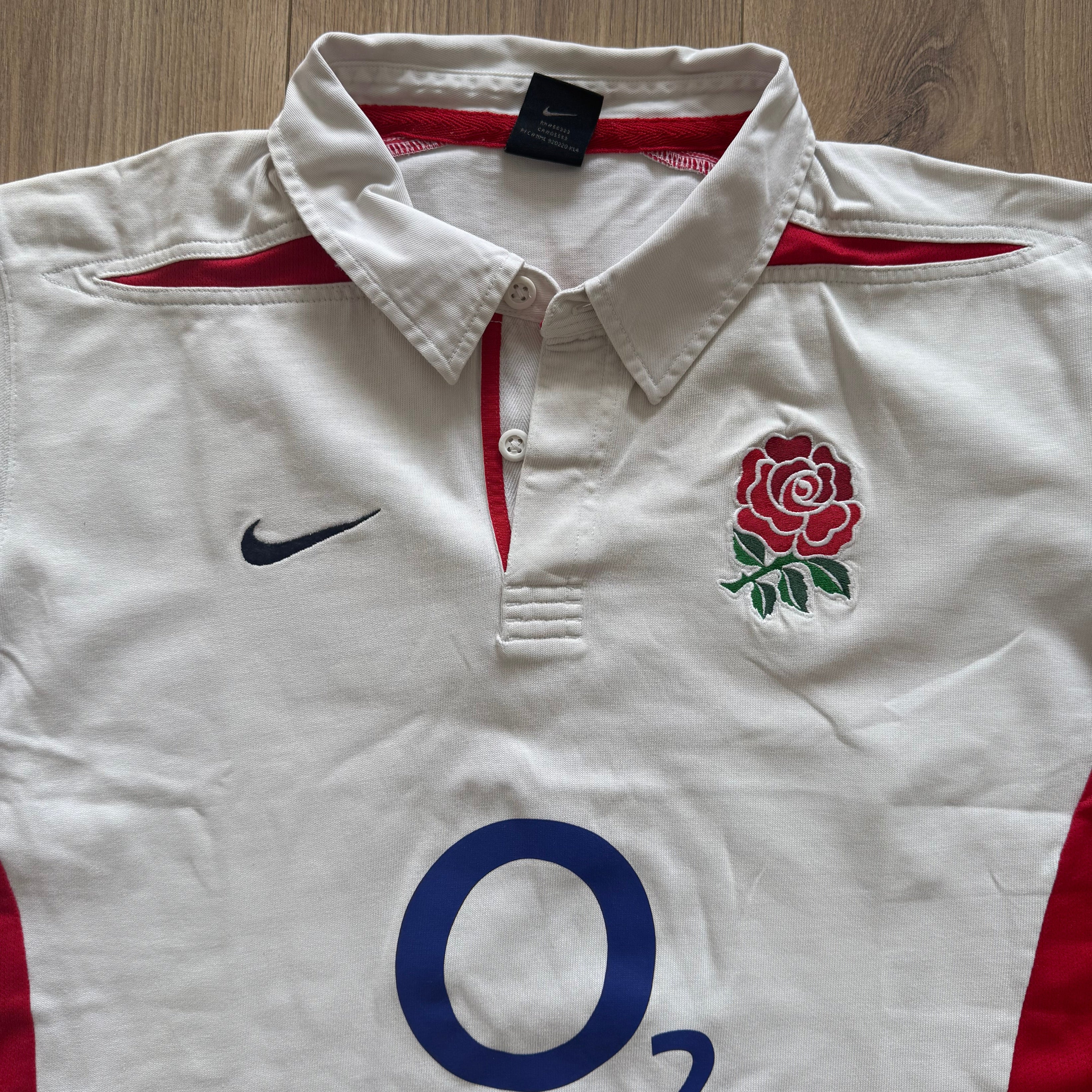 2003/2005 England Home Jersey - XXL