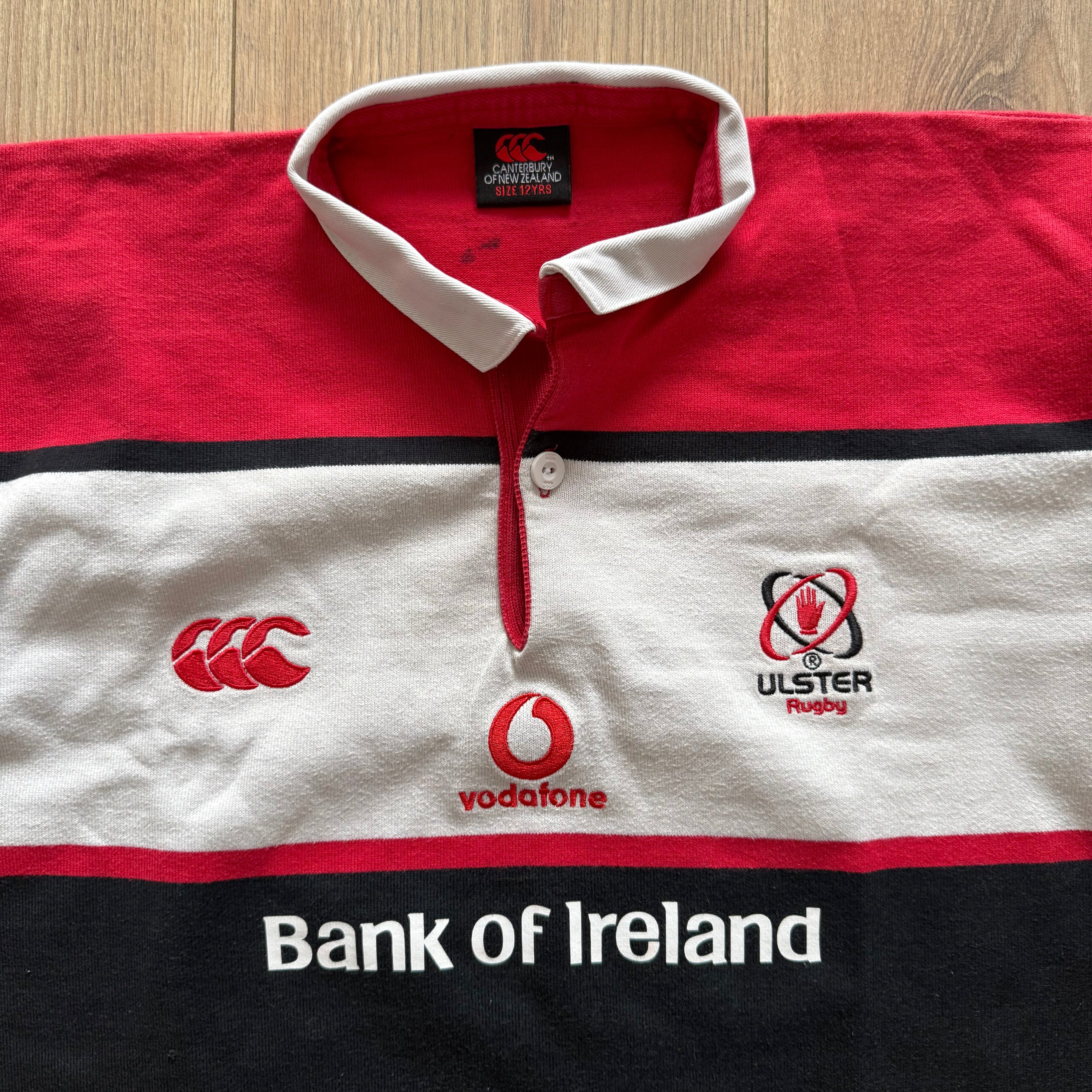 2002/2004 Ulster Home Jersey - XS (12yrs)