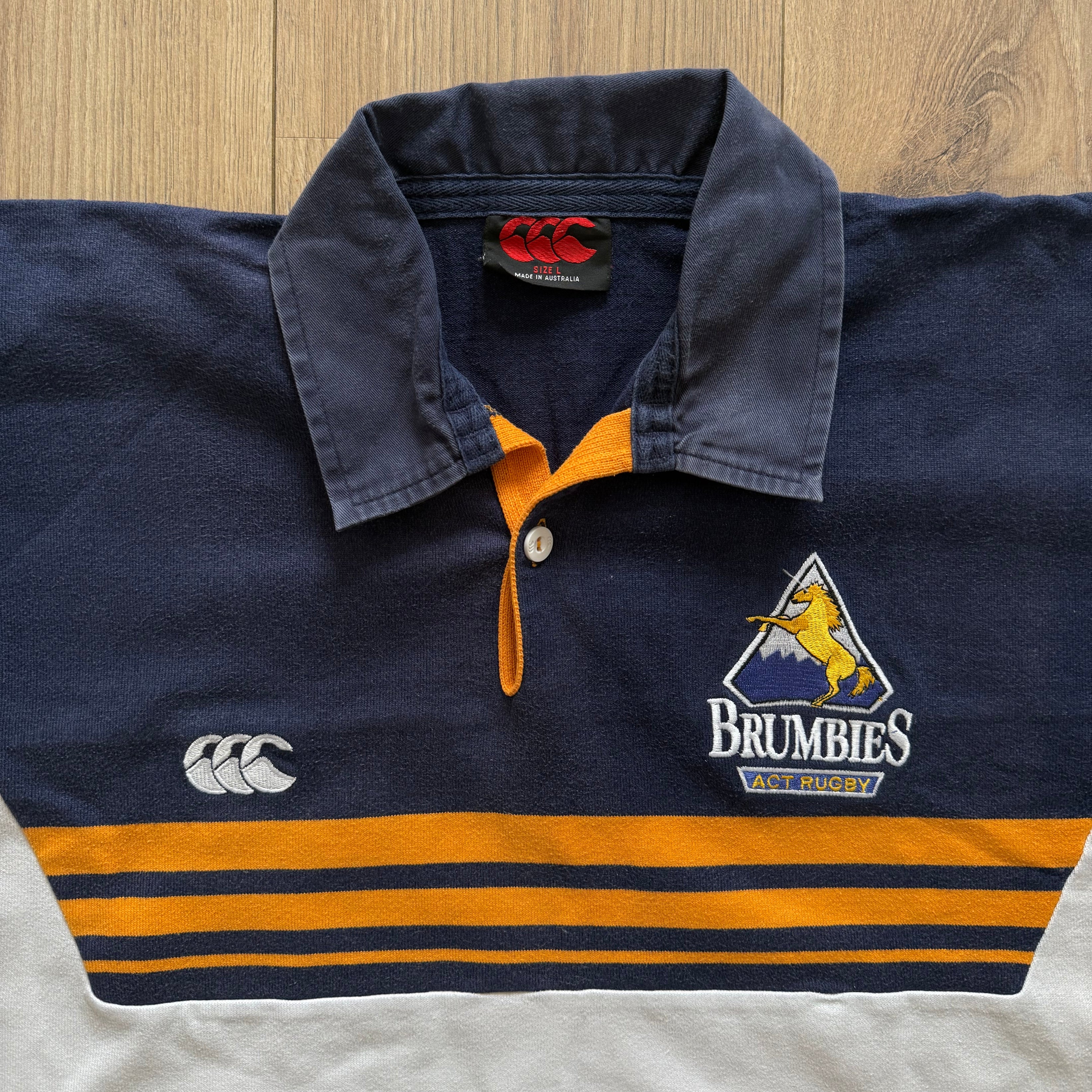 2001/2002 Brumbies Home Jersey - L