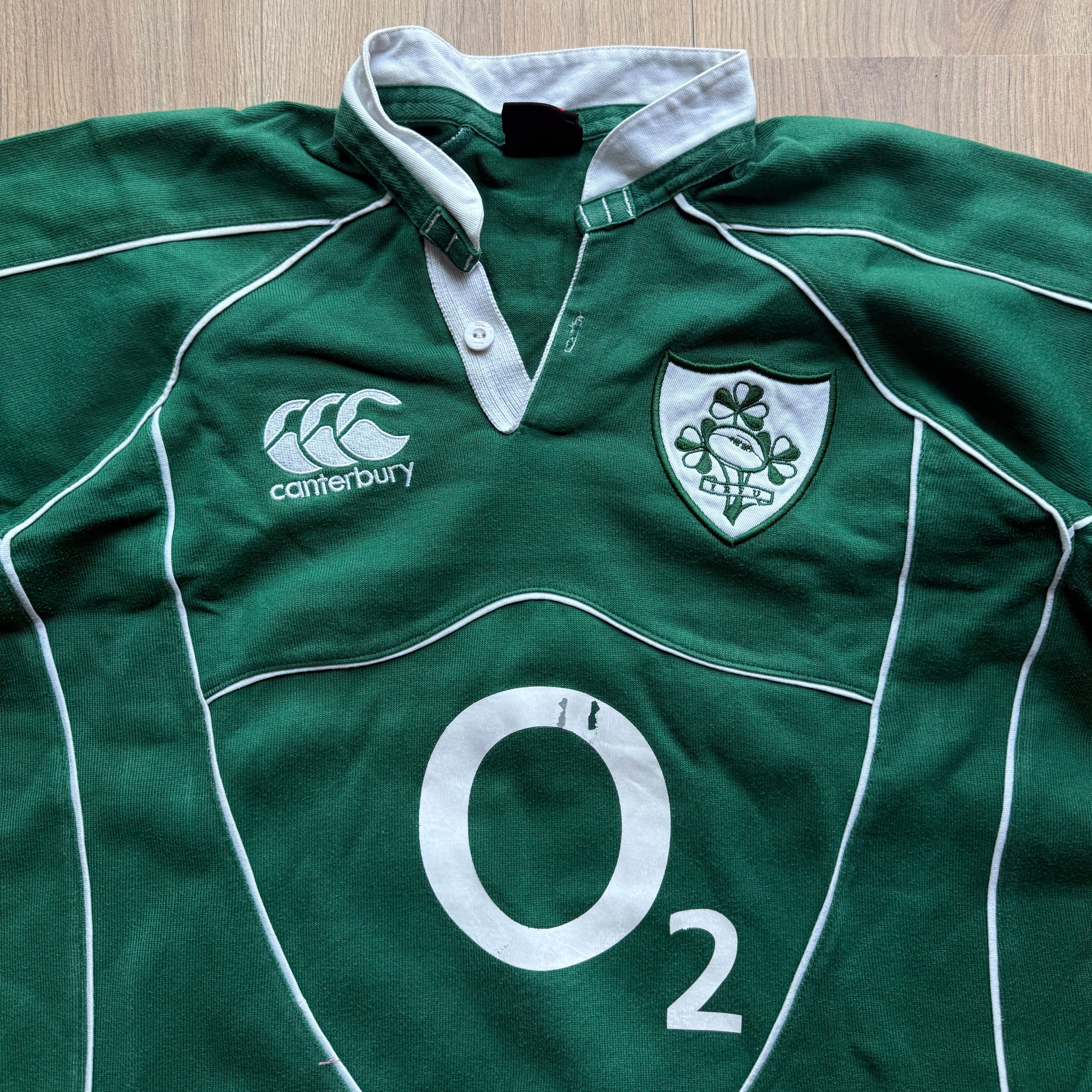 2007/2009 Ireland Home Jersey - S (14yrs)