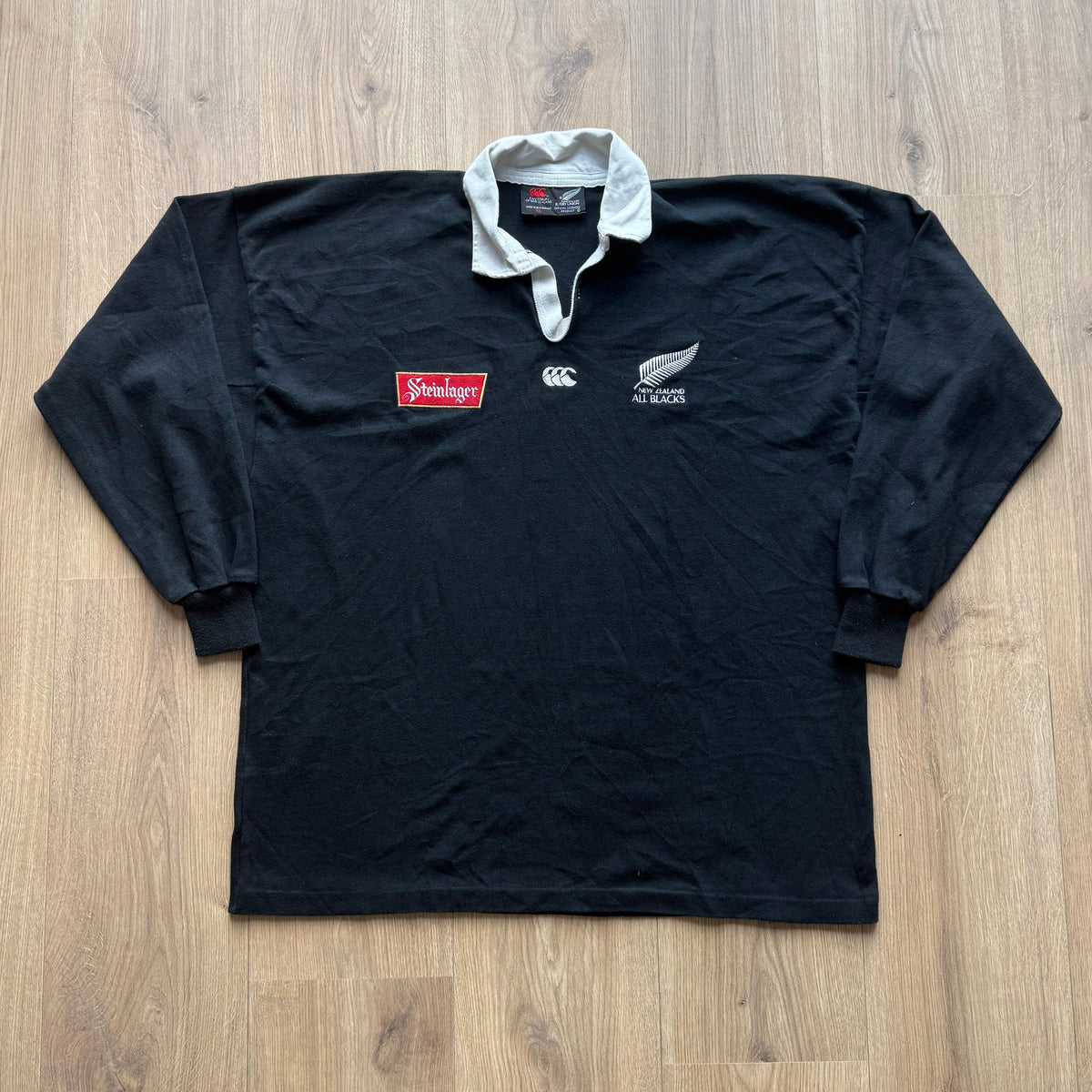 1994/1995 All Blacks Steinlager Home Jersey - XL