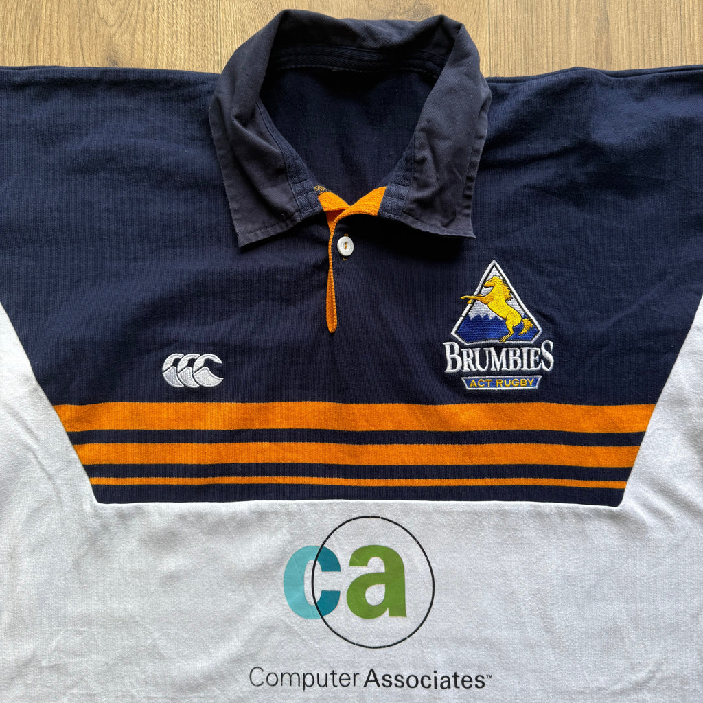 2001/2002 Brumbies Home Jersey - M