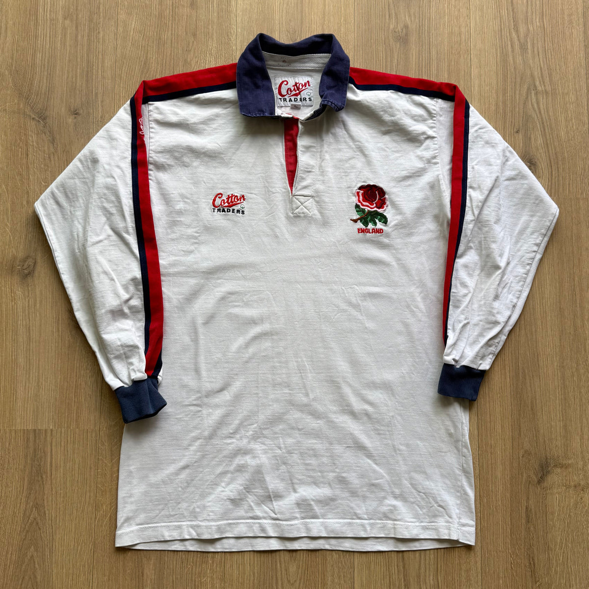 1993/1995 England Home Jersey - XL