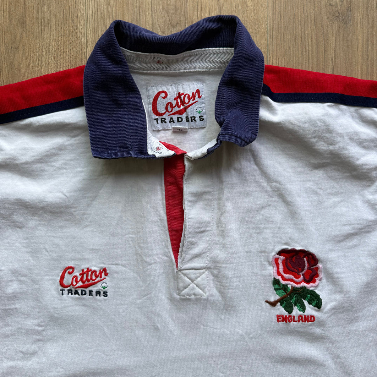 1993/1995 England Home Jersey - XL