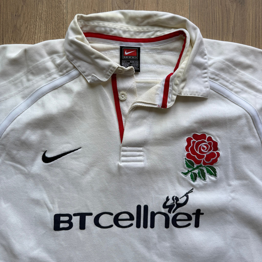 1999/2001 England Home Jersey - L