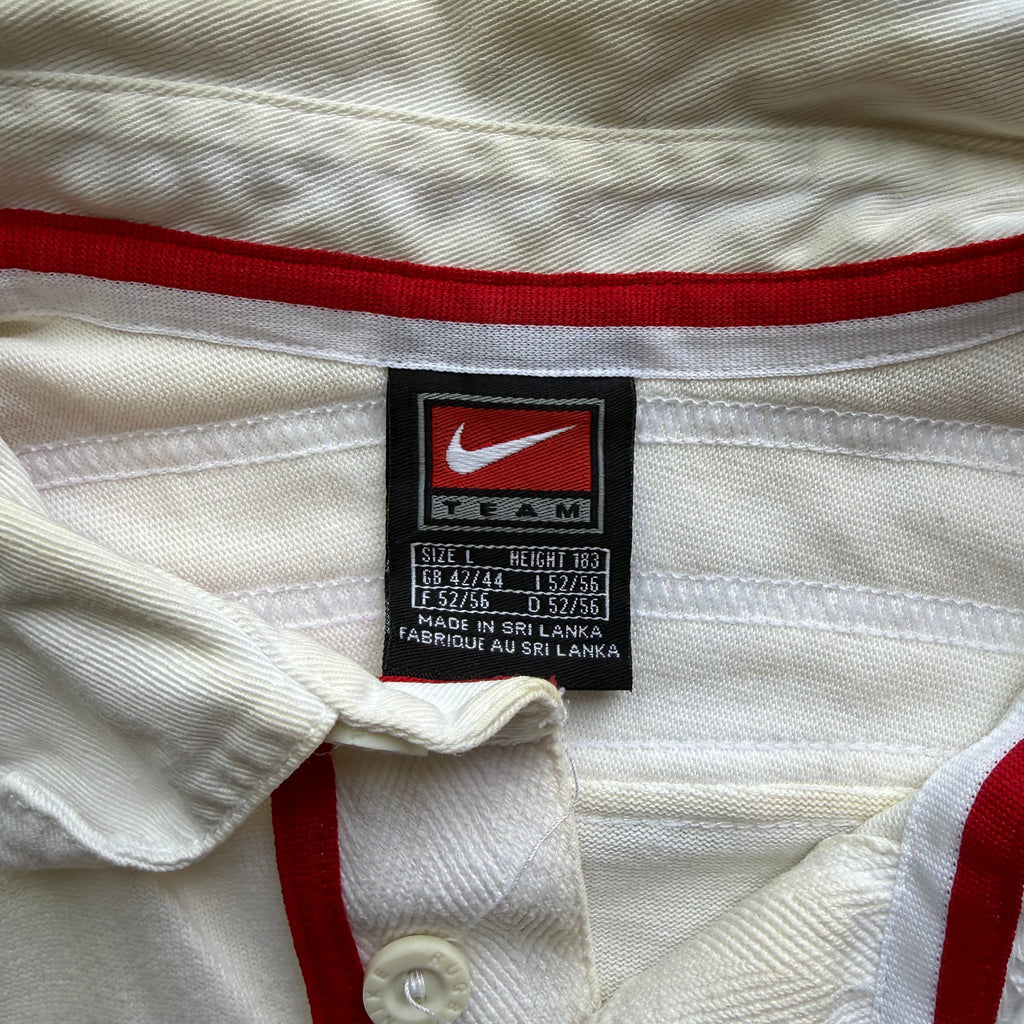 1999/2001 England Home Jersey - L
