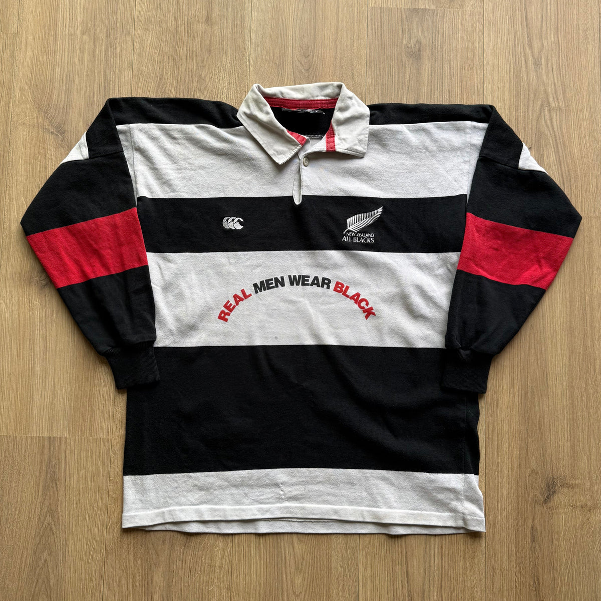 1990s All Blacks Supporters Jersey - L