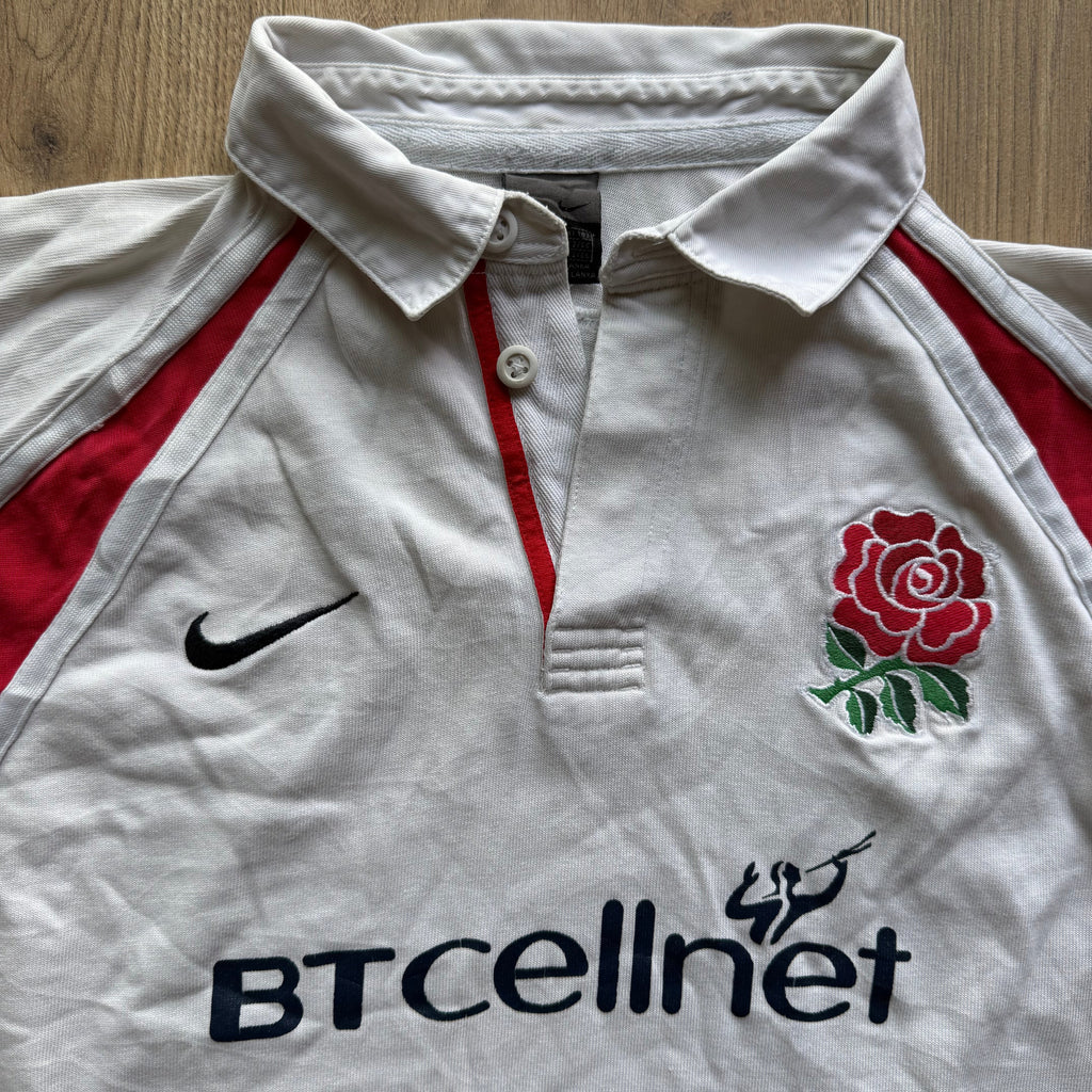 2001/2002 England Home Jersey - L