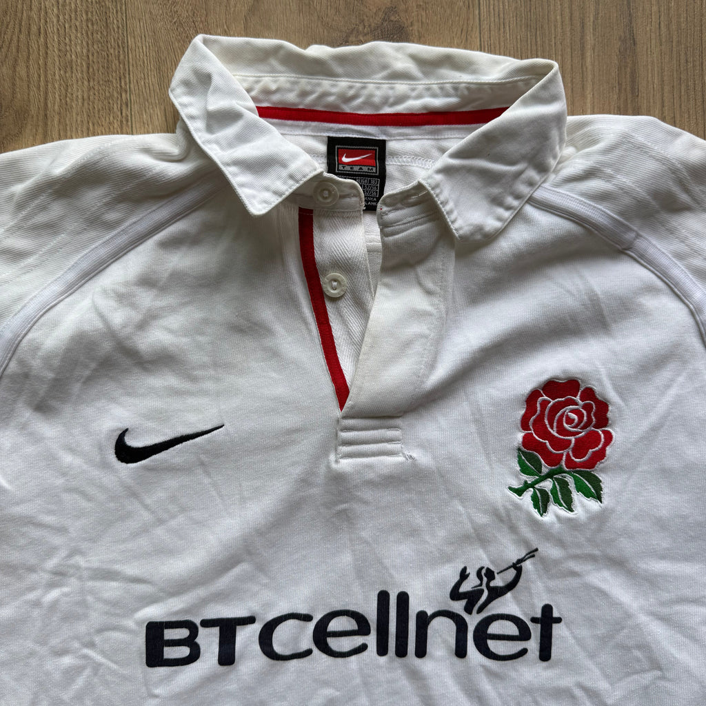 1999/2001 England Home Jersey - L