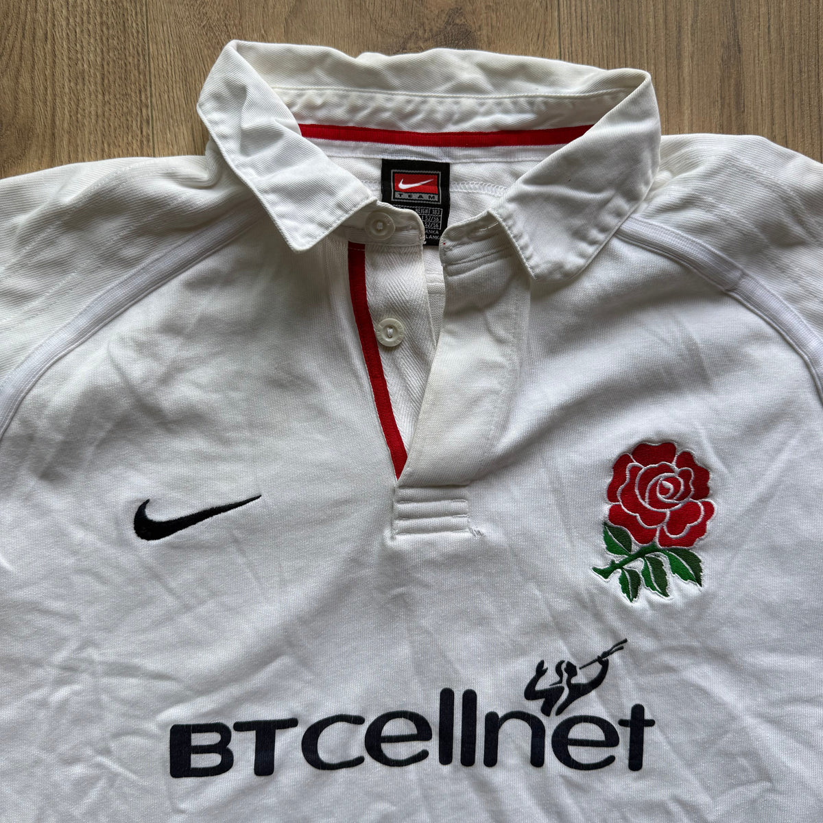 1999/2001 England Home Jersey - L