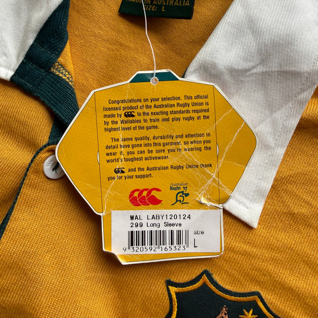 2000/2002 Wallabies Home Jersey BNWT - L