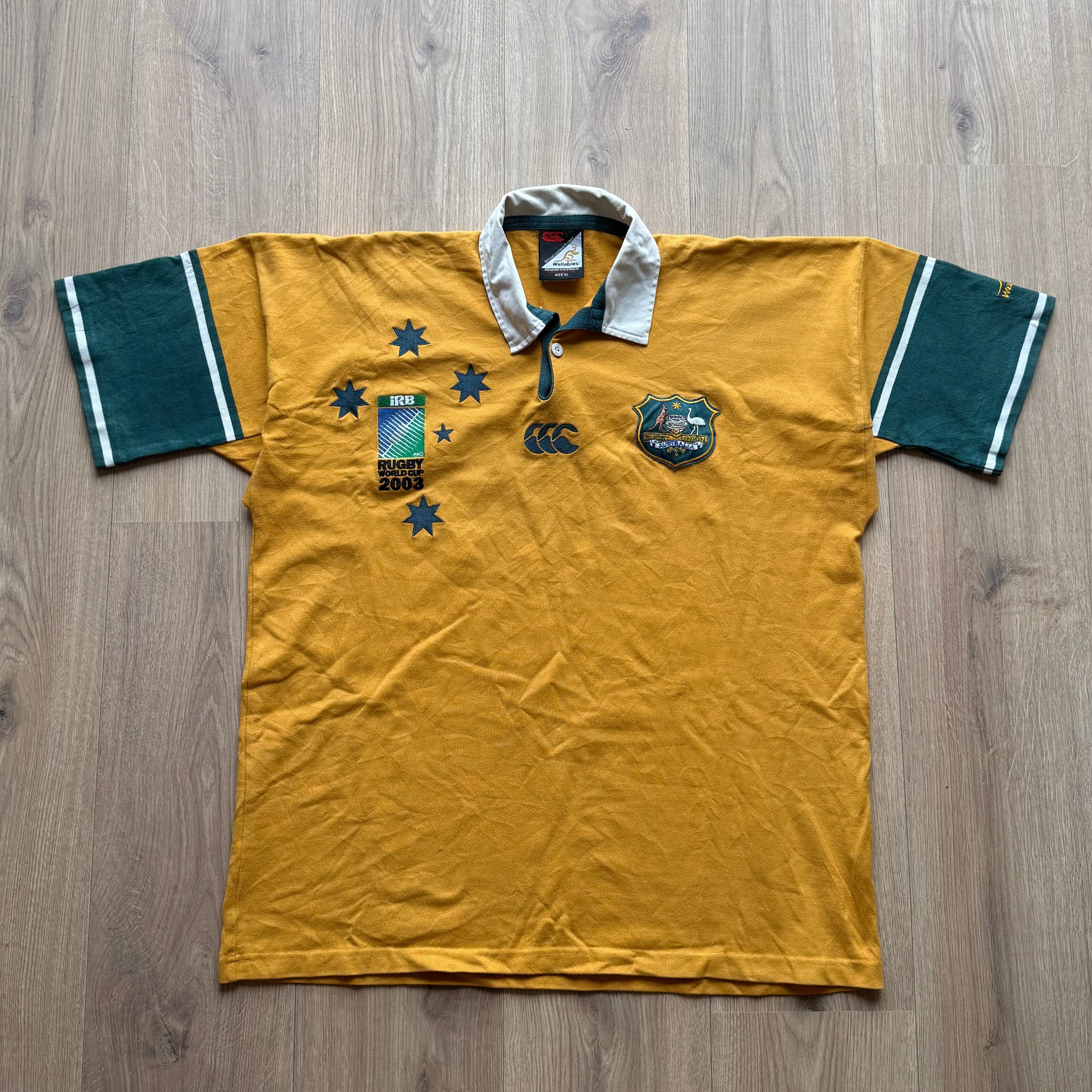 2003 RWC Wallabies Home Jersey - XL