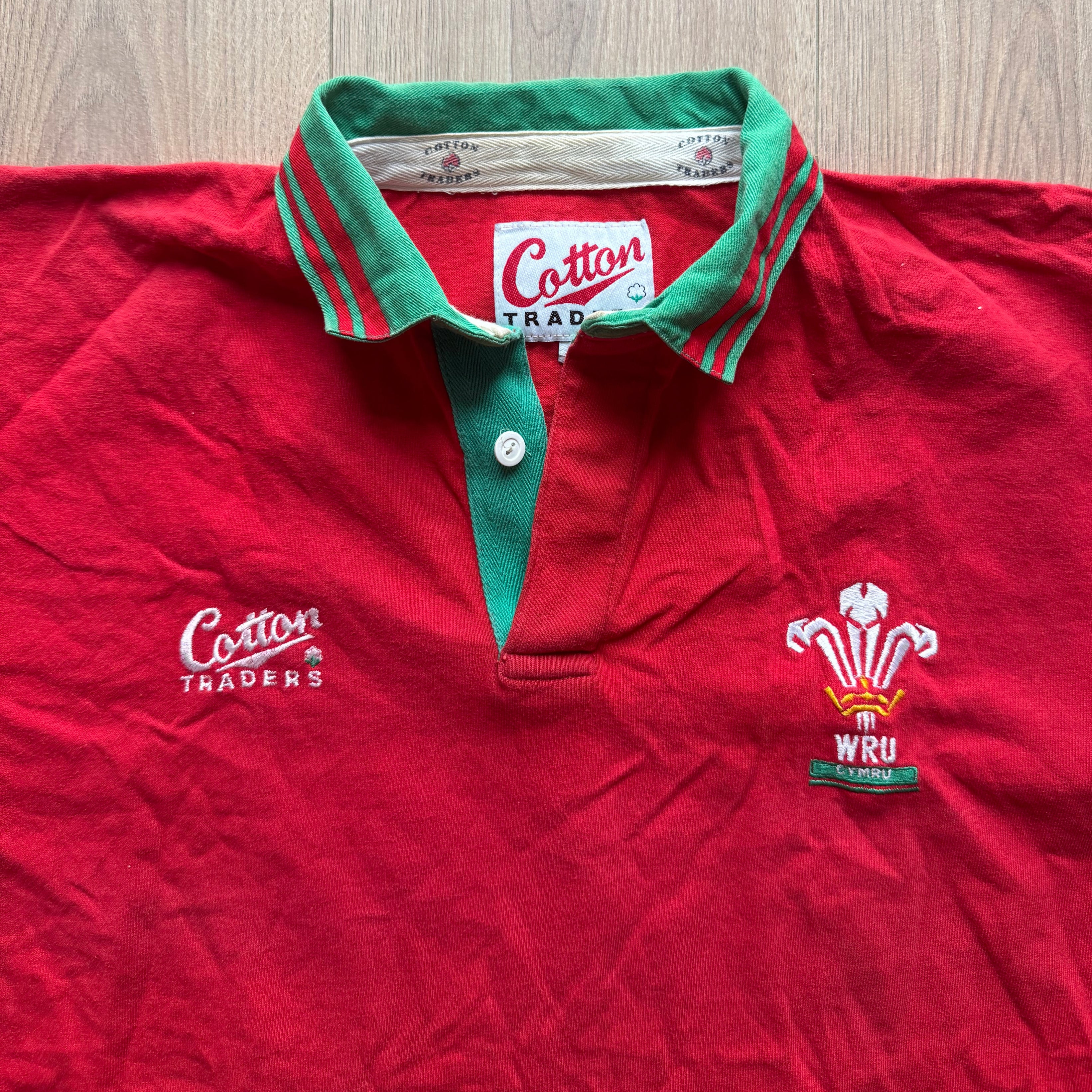 1992/1993 Wales Home Jersey - L