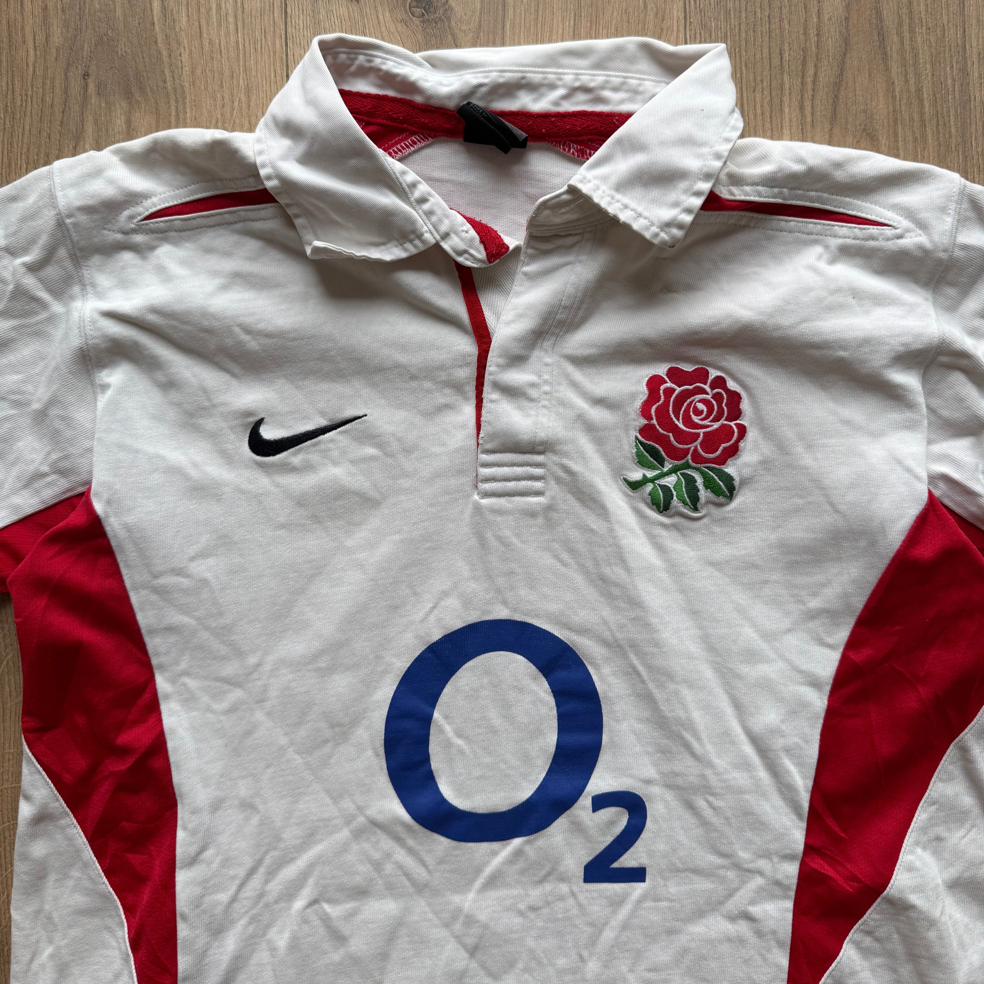2003/2005 England Home Jersey - M