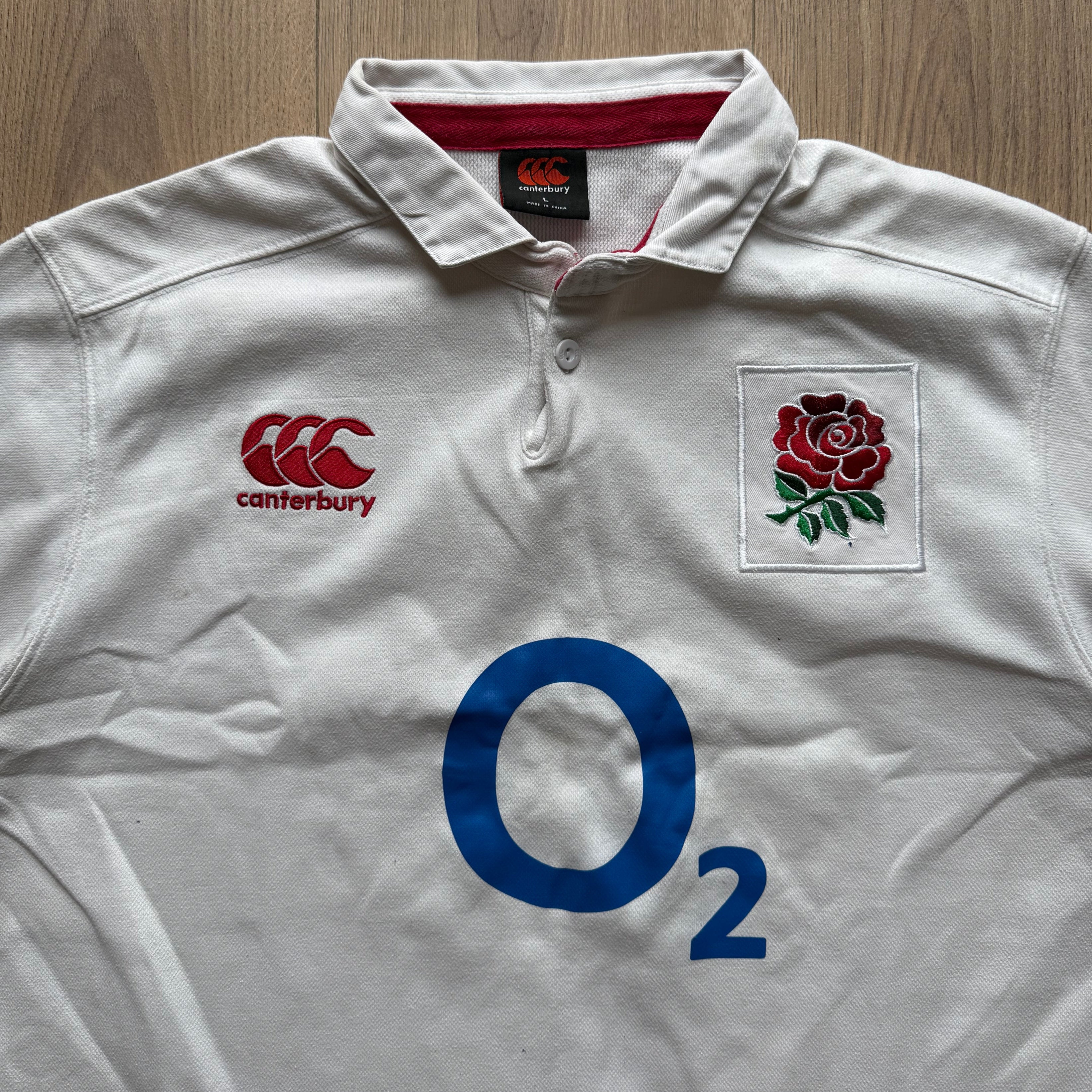 2016/2017 England Home Jersey - L
