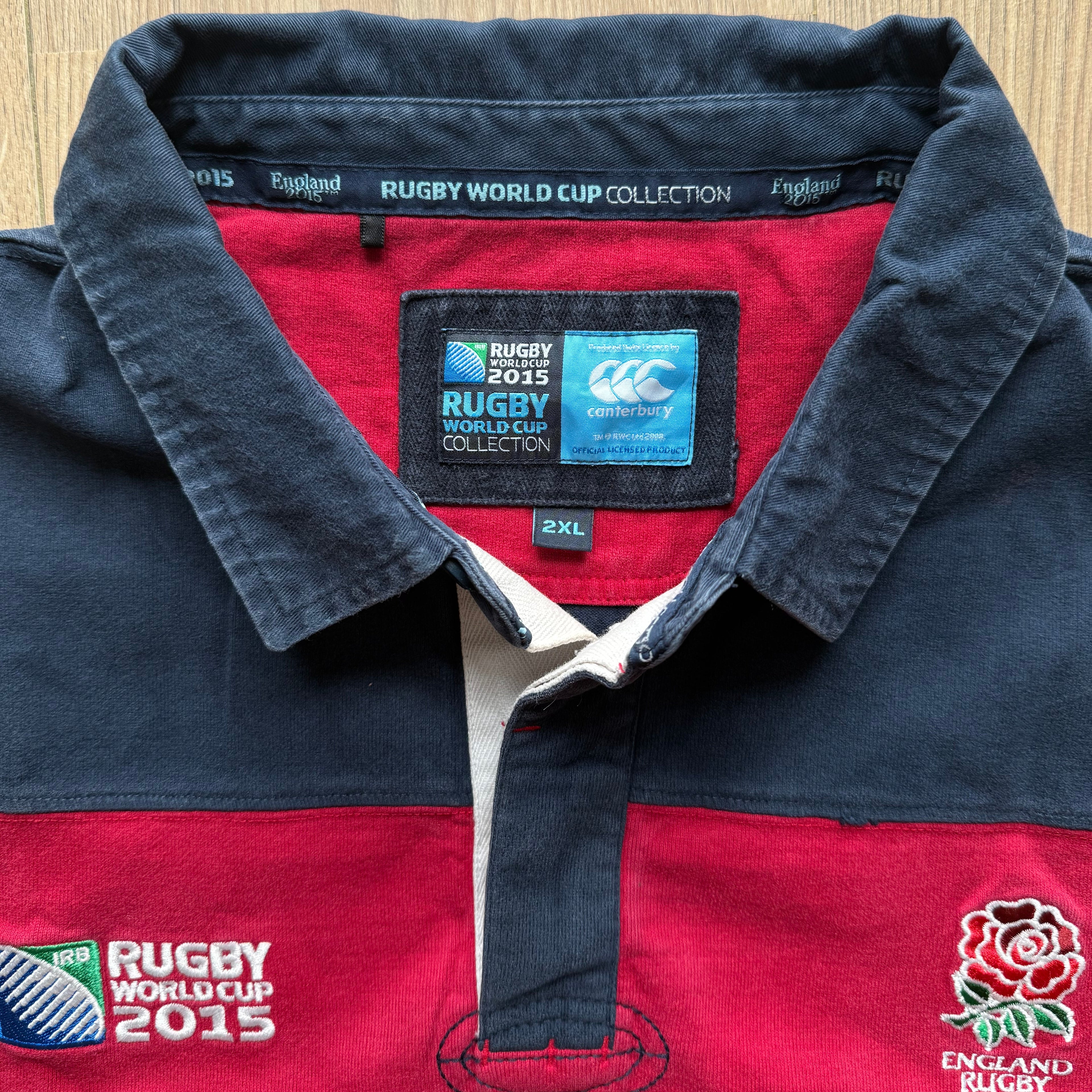 2015 England World Cup Supporters Jersey - XXL